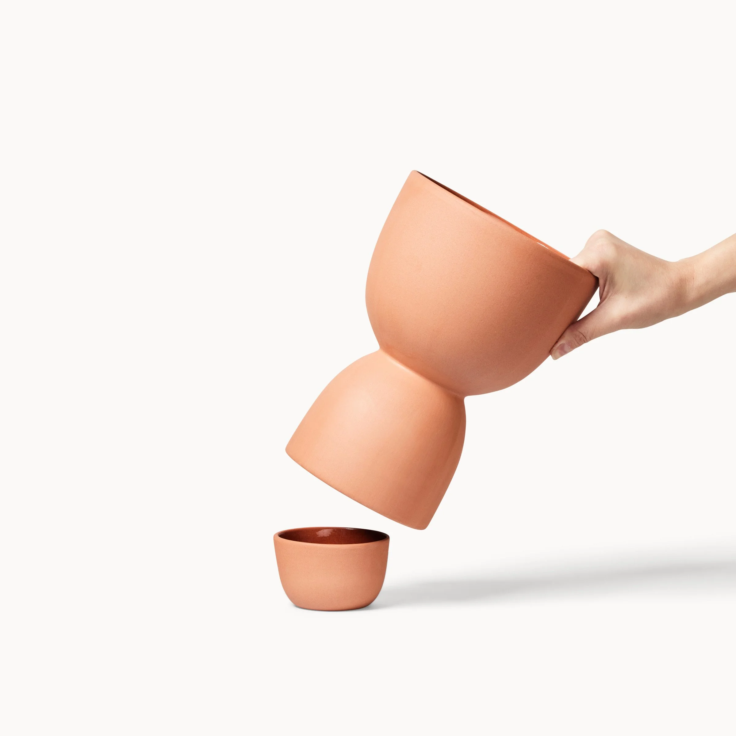 Stacked Planters - Terracotta — Franca NYC